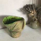 Vallauris sandstone pitcher signed