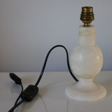 Alabaster lamp foot 200mm