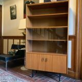 Vintage display cabinet bookcase