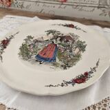 Large Sarreguemines Obernai model pie or cake dish