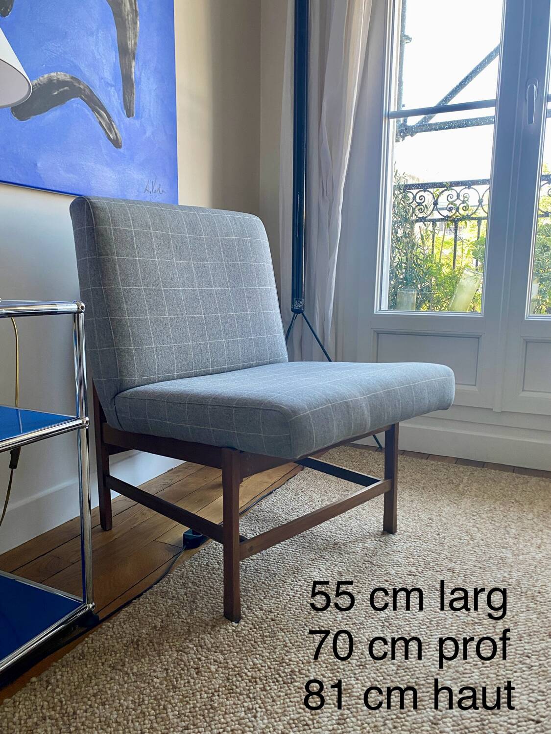 Vintage armchair with a Scandinavian spirit