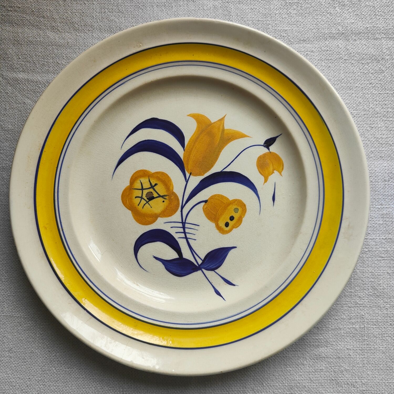 Boch frères iron earth plates