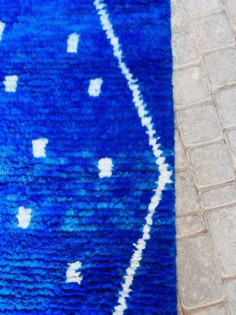 Handmade wool rug from Morocco 2.5 x 1.5 m