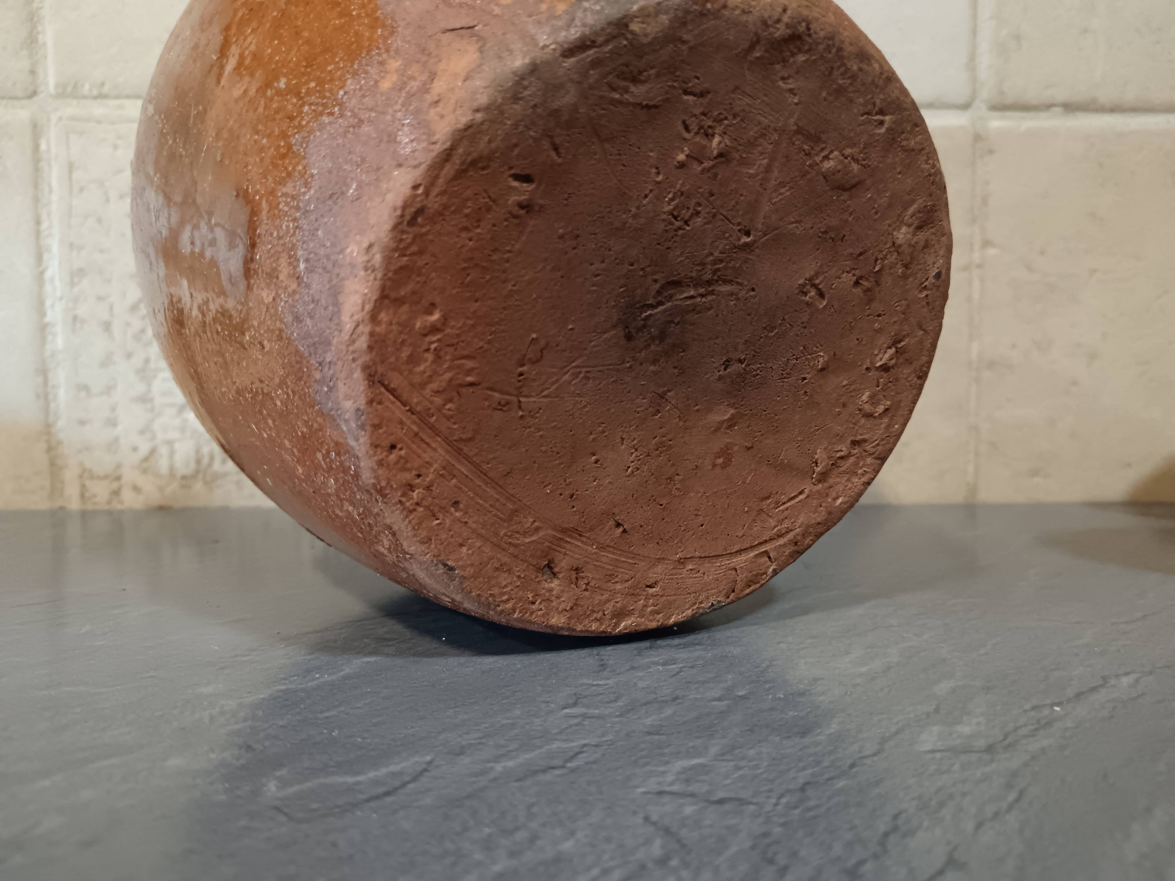 Red stoneware jug from the 18th century