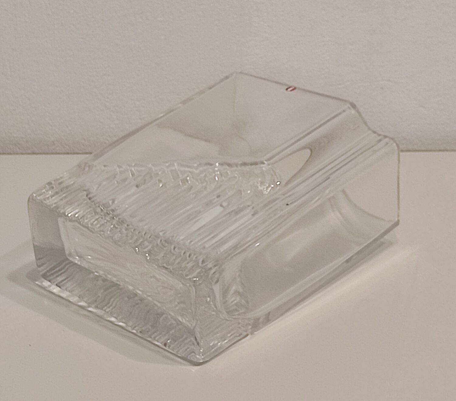 Scandinavian glass vase by vintage Tapio Wirkkala.