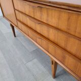 Scandinavian teak sideboard 152 cm vintage Danish design