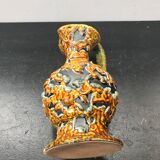 Old Pitcher or Sharp.  Ceramic pitcher. Pitcher with Anse.  Color - Blue Ecumes.  Diamètr