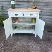 Buffet ancien relooké – esprit campagne chic / vintage