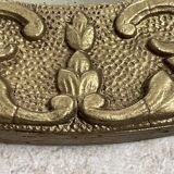 19th century beveled oval mirror