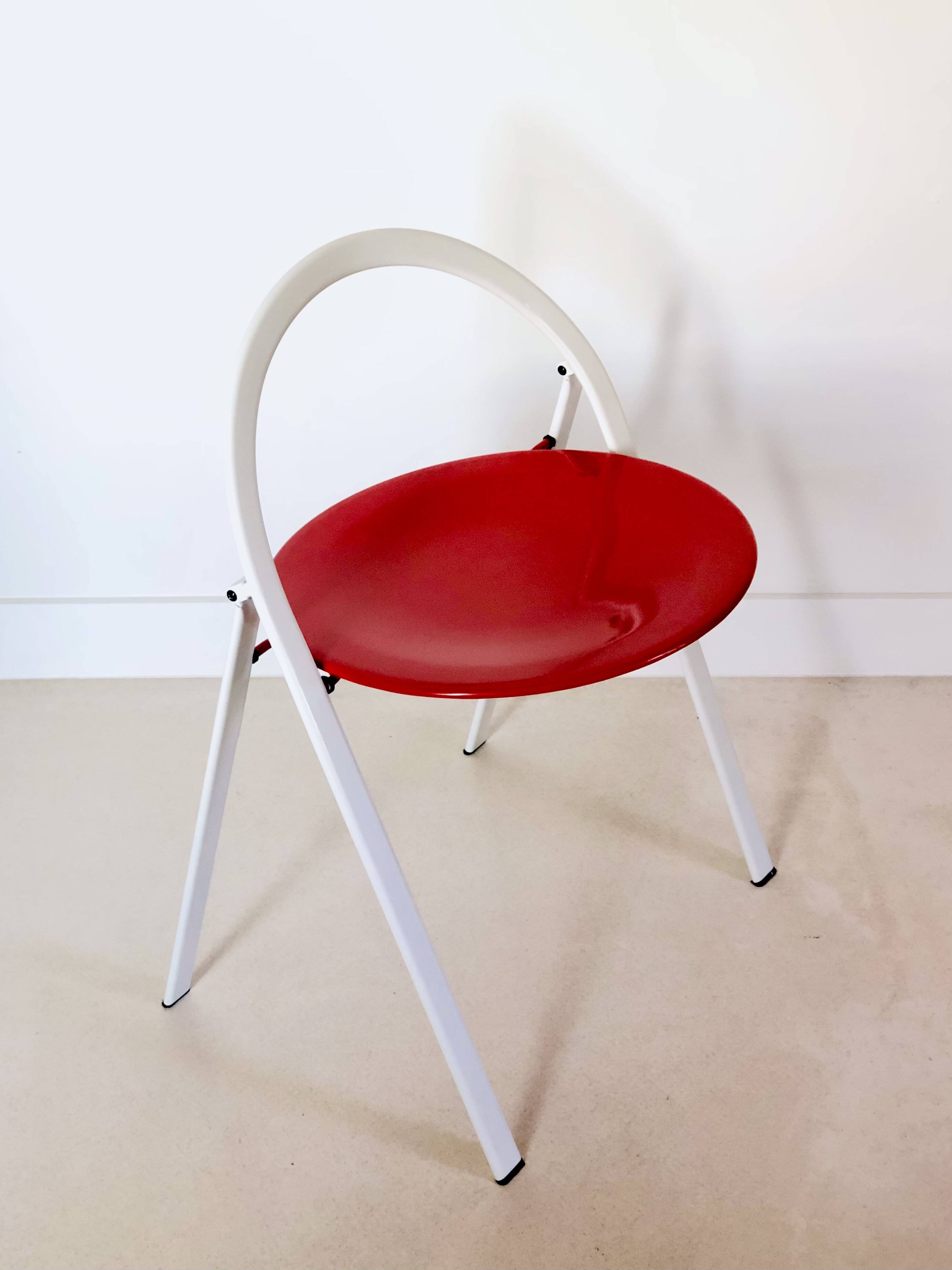 Clio model folding chair by Giorgio Cattelan for Cidue, Italy 1970s