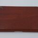 Small card holder tray in hollowed solid mahogany circa 1960 (dlg Noll) C in Paris