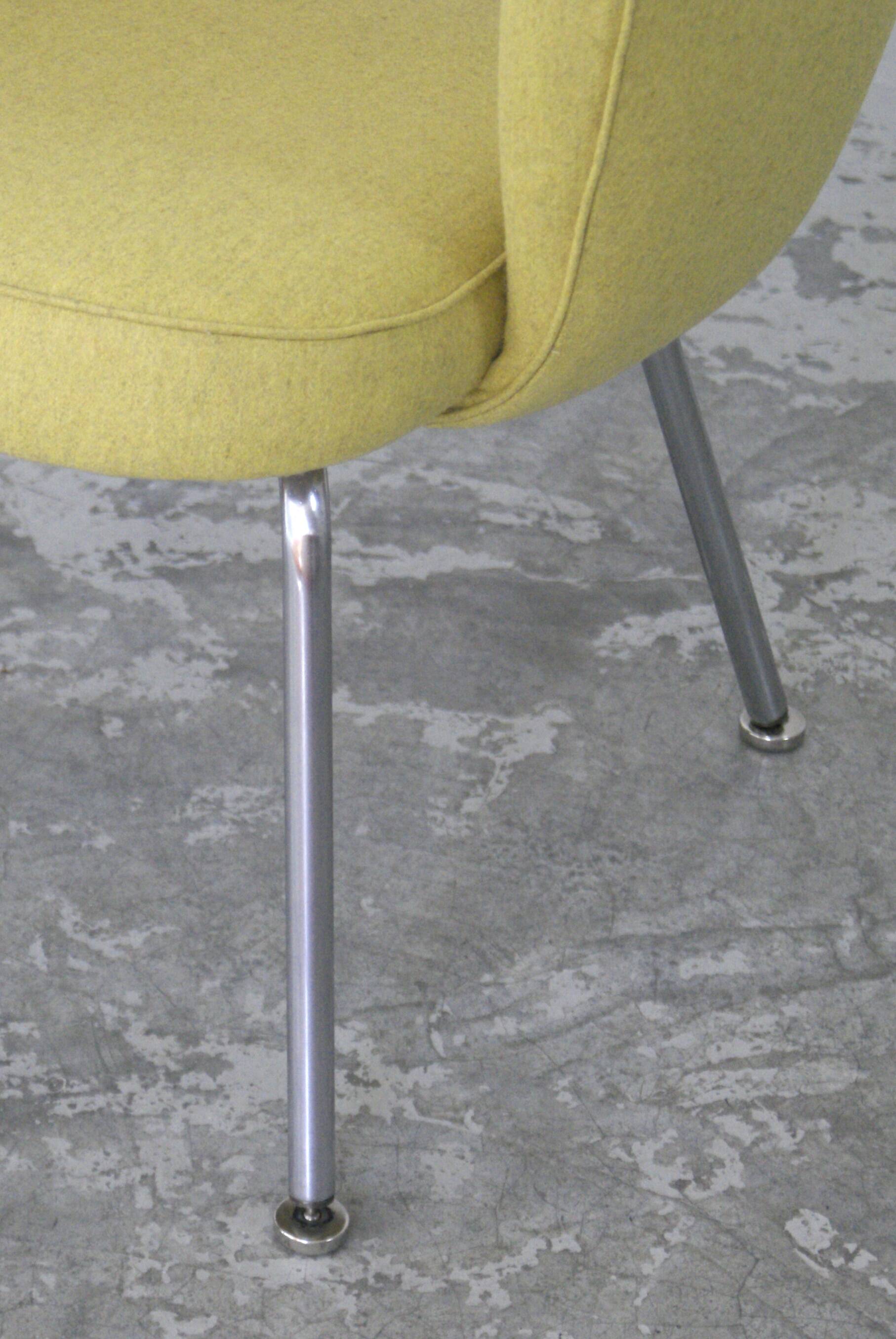 Eero Saarinen fabric armchairs