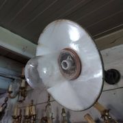 industrial wall light in the shape of a swan neck