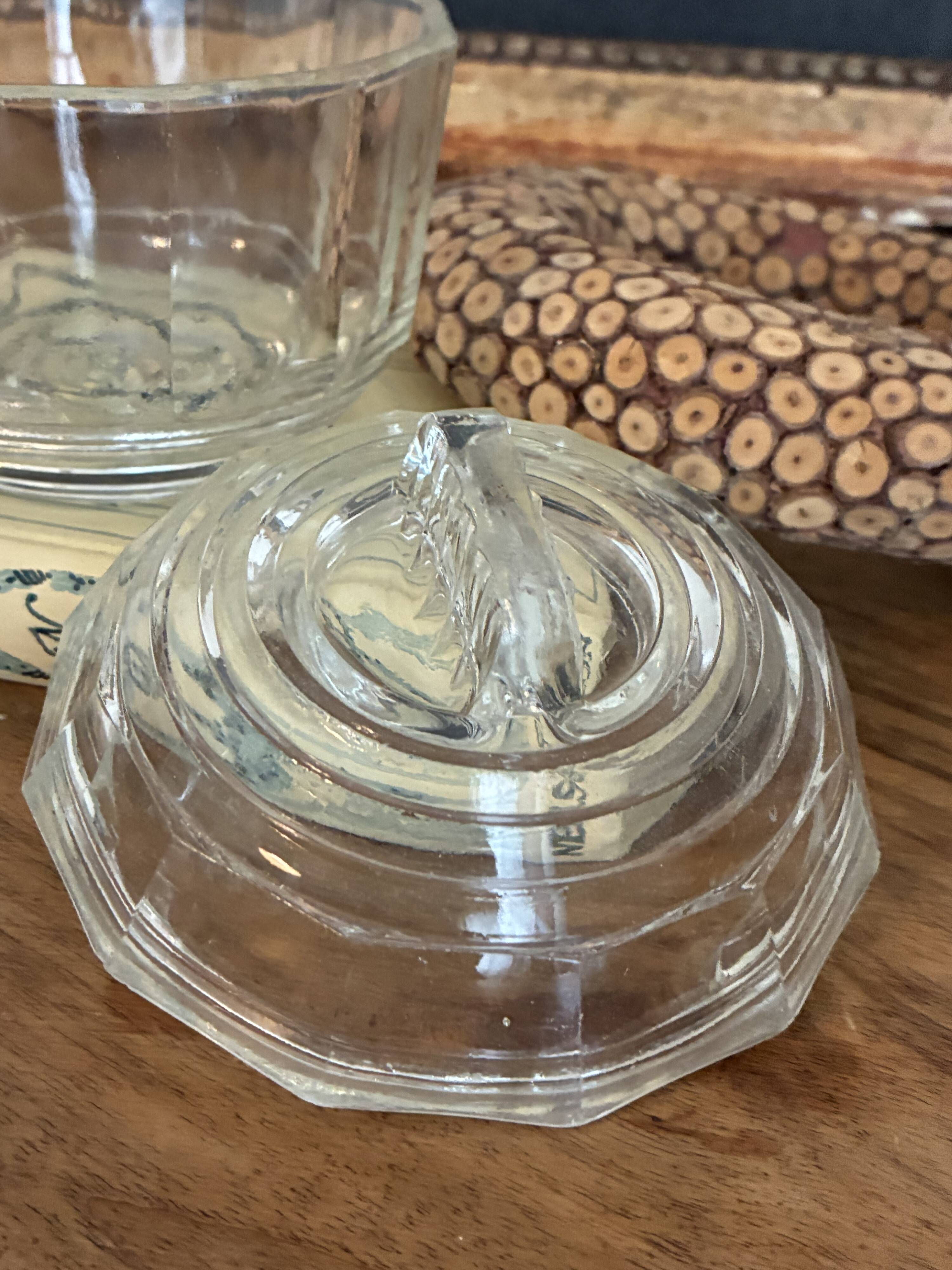 glass sugar bowl