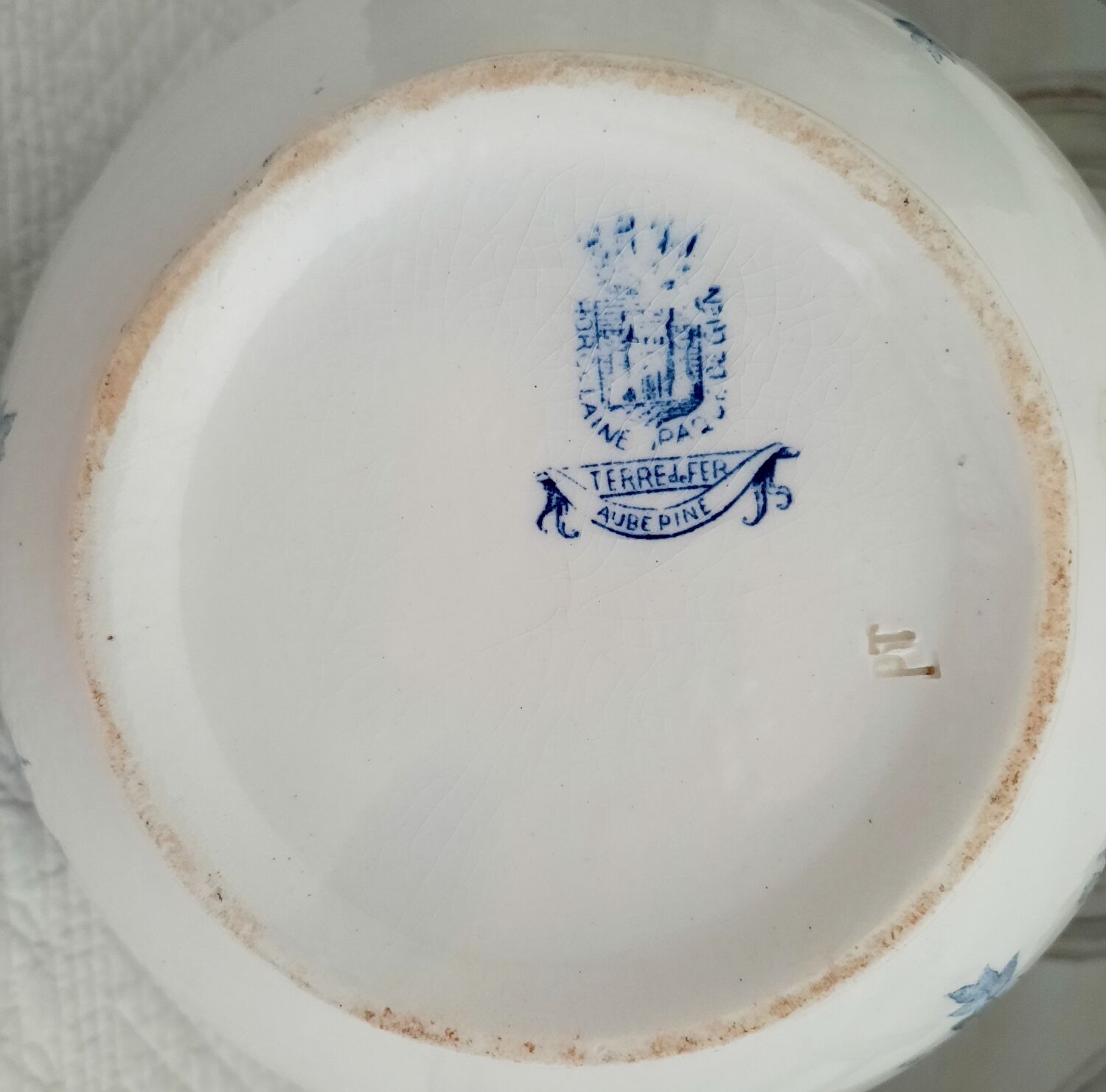 Antique earthenware iron-earthen toilet pitcher