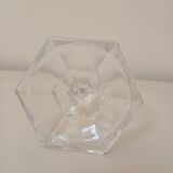 Glass candle holder