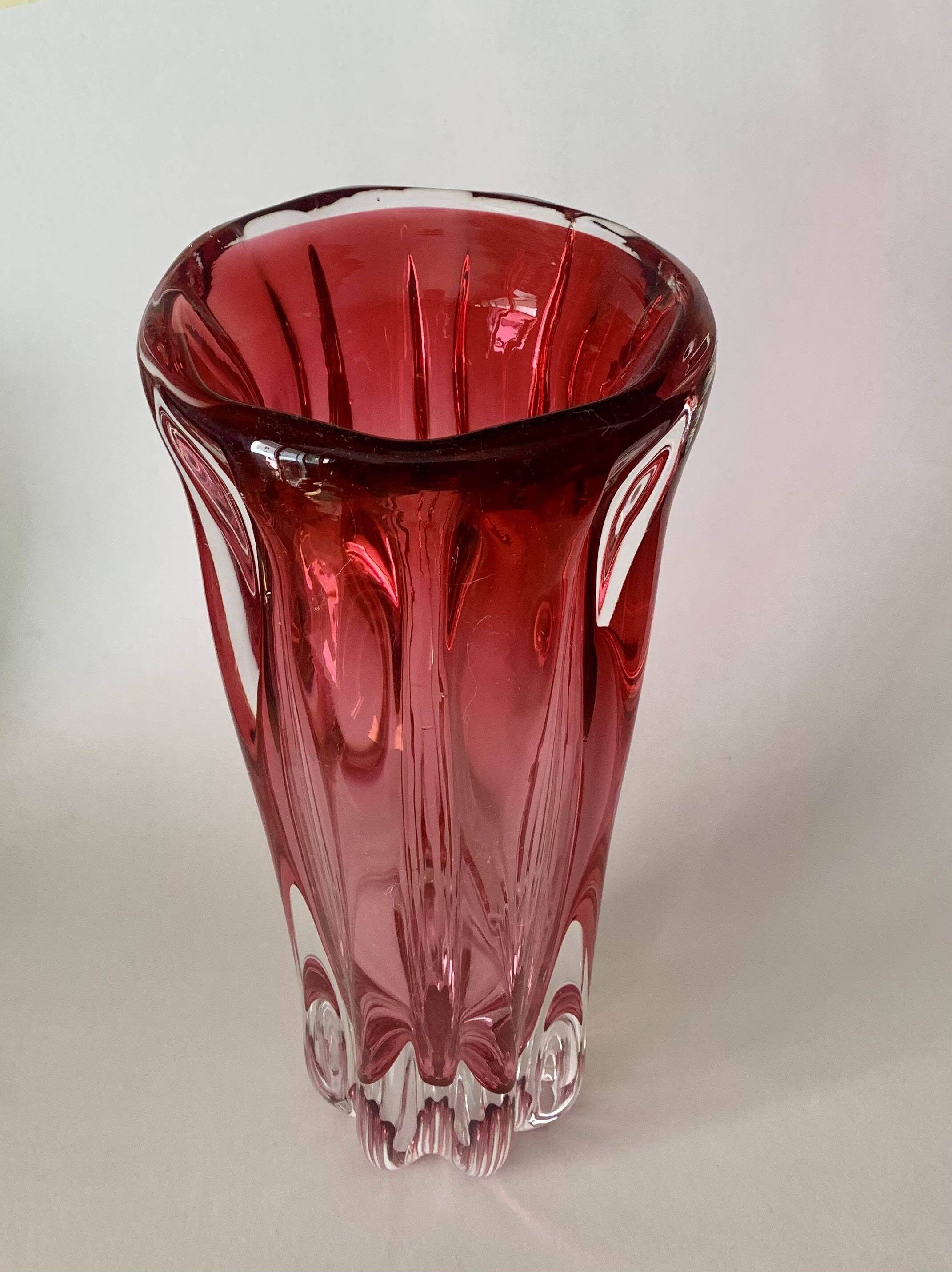 Vase designed by josef hospodek from the czechoslovakian chribska factory.