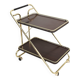 Trolley, bar service, folding table, in formica