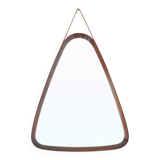 Vintage mirror with a teak frame, 1960s.