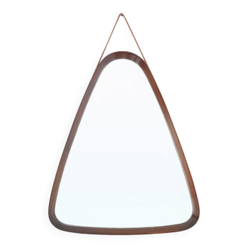 Miroir avec cadre en teck, années 1960