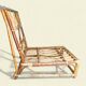 Chauffeuse en rotin par Audoux-Minnet - Golfe-Juan, 1950-1960