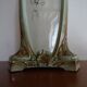 Earthenware column KG Lunéville vine leaves Art Nouveau 1920 - 81.5 cm
