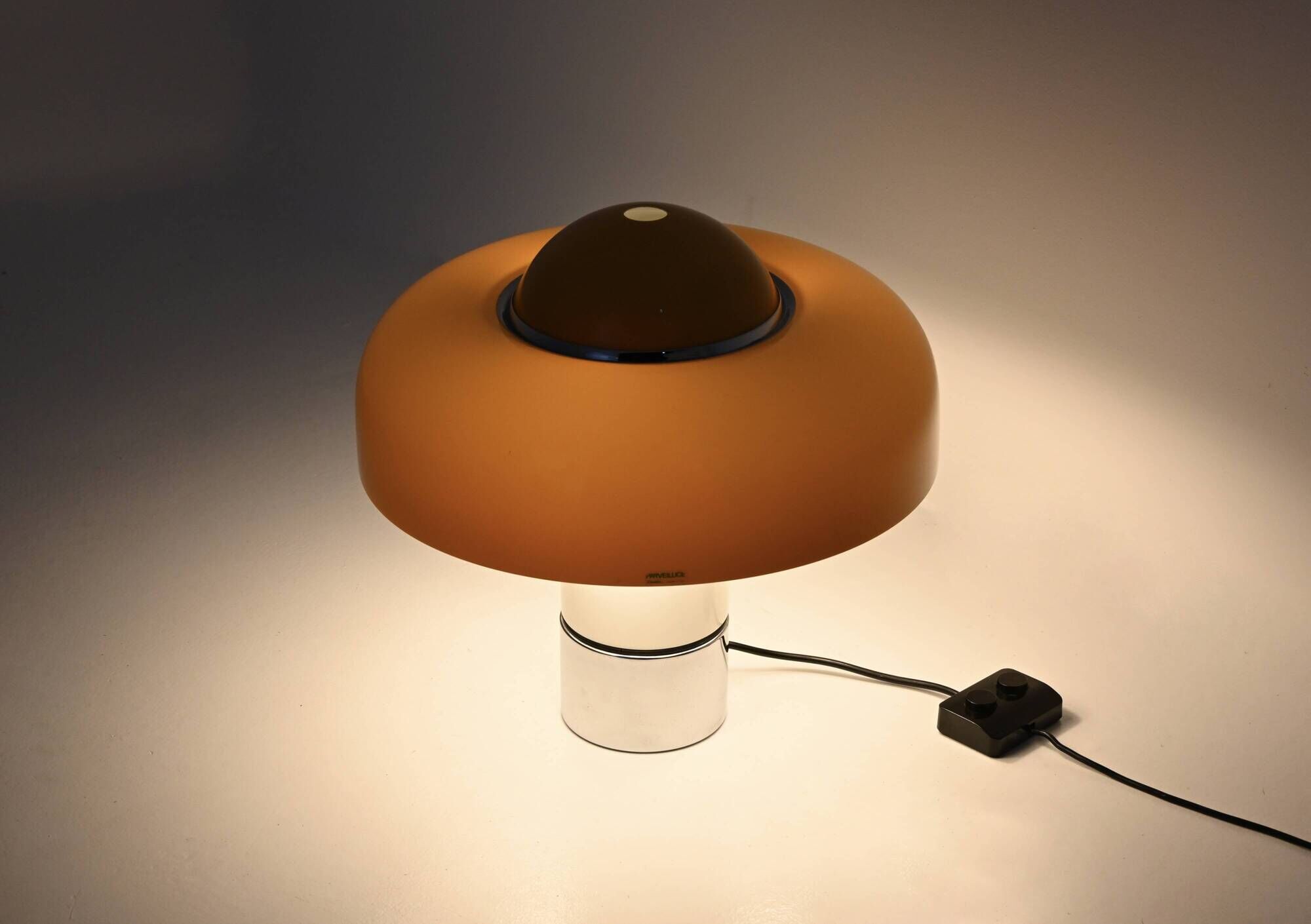 Brumbury lamp by Luigi Massoni for Harveiluce iGuzzini, 1970s