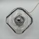 Luxury Large Table Lamp in Murano Hammered Glass, 60s