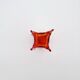 Murano Vase - Ouraline - Sommerso - Red & Yellow - 28cm
