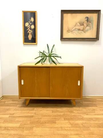 Mid-century sideboard by Jiří Jiroutek for Interiér Praha, Czech design, 1960s