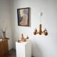 Paire de suspensions Ikea en pin 1980