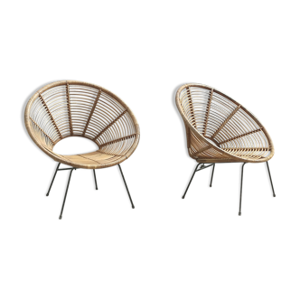 Pair of armchairs in the 1950