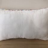 Red tweed cushion Malhia Kent