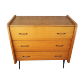 Commode pieds compas en métal
