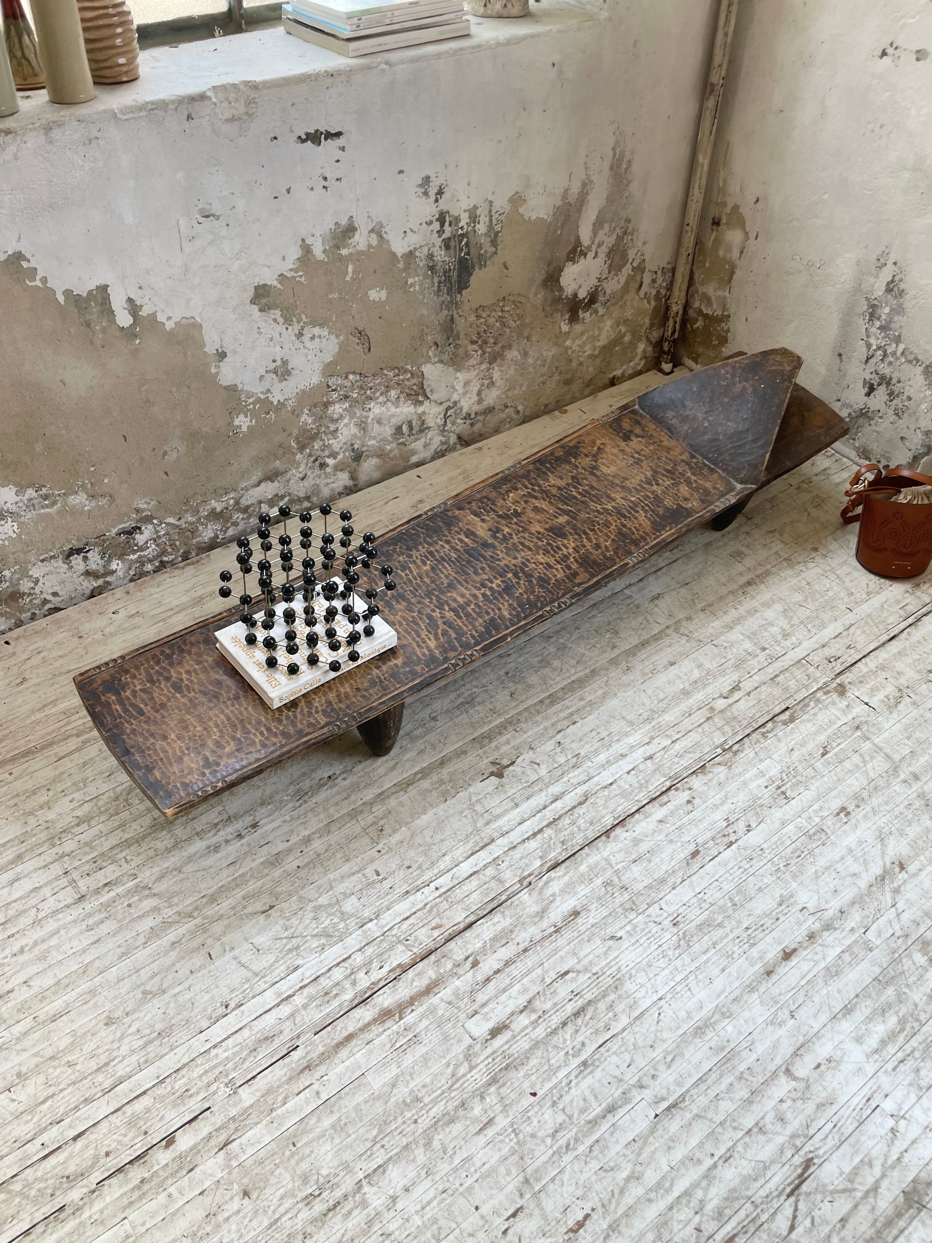 Senoufo coffee table bench from the 60s