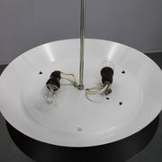 1950s Josef Hurka UFO pendant light for Napako, Czechoslovakia