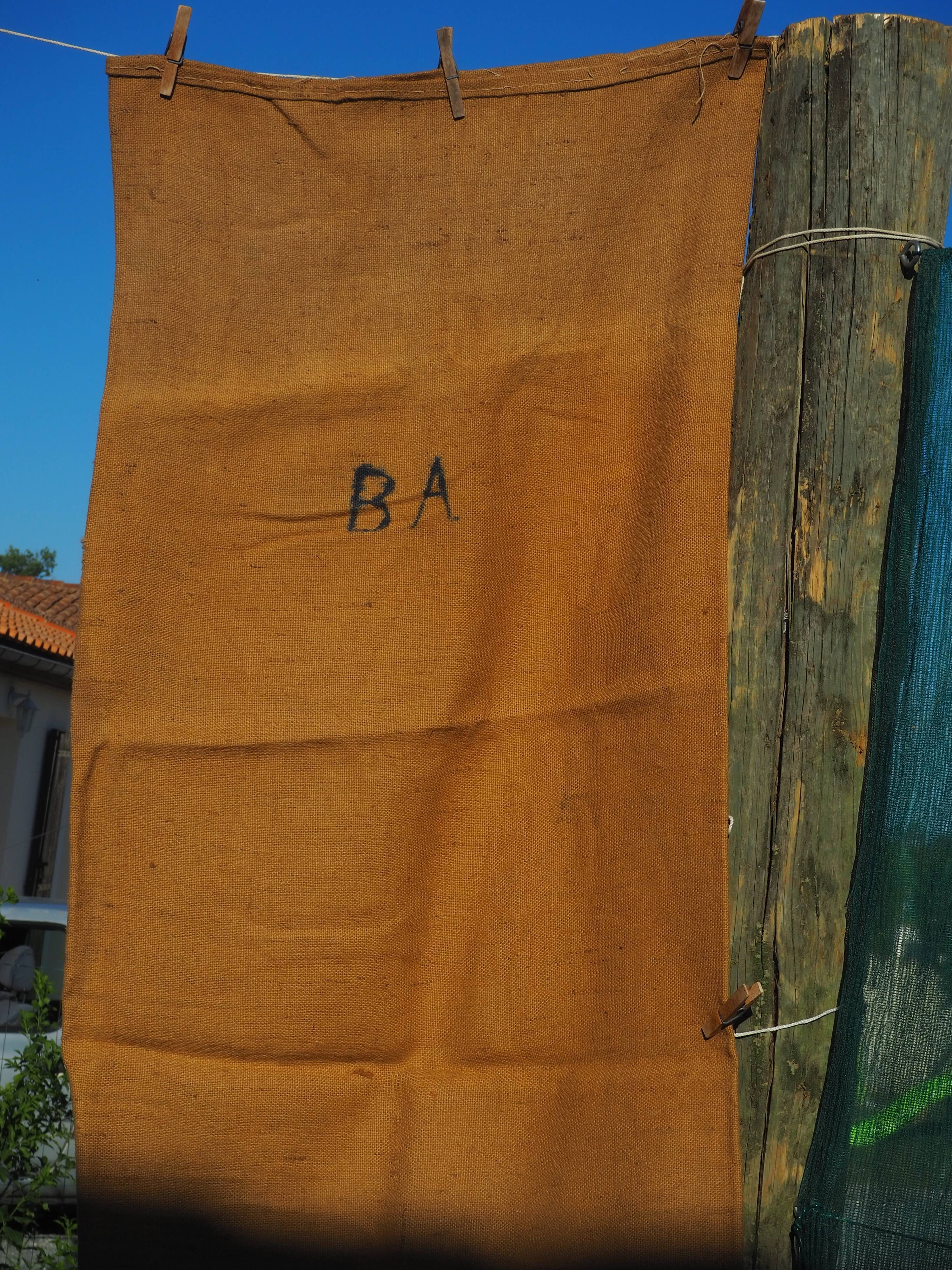 Burlap bag: "The potash of Alsace"