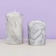 Vintage set of marble tea light holders