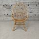 Fauteuil vintage en rotin