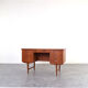 Mid-Century Modern Danish Teak Executive Desk, 1960s