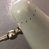 Bauhaus wall lamp in grey metal