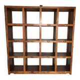 Library 16 boxes, solid wood