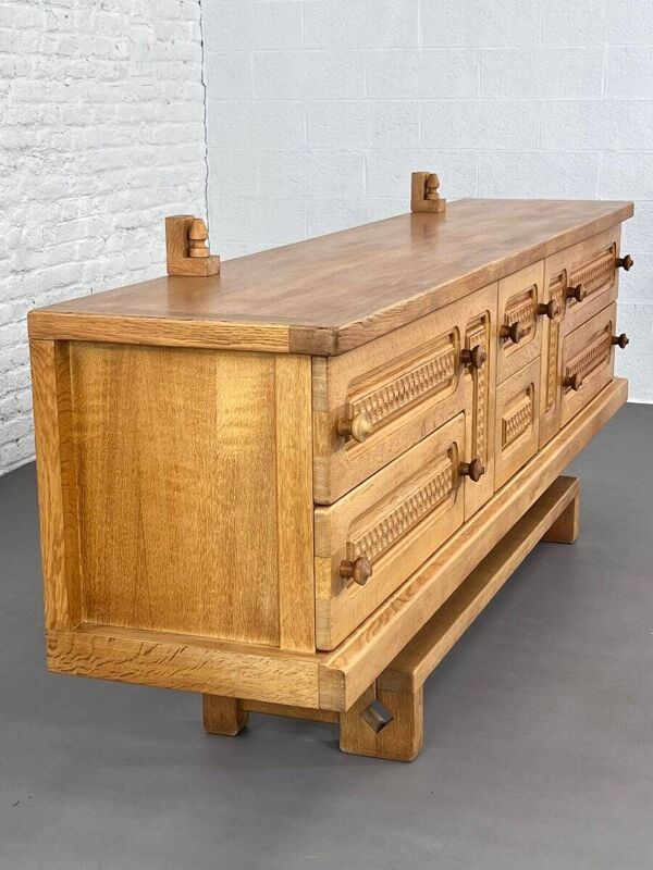 Enfilade Vintage en Chêne par Guillerme et Chambron pour Your Home, 1960s