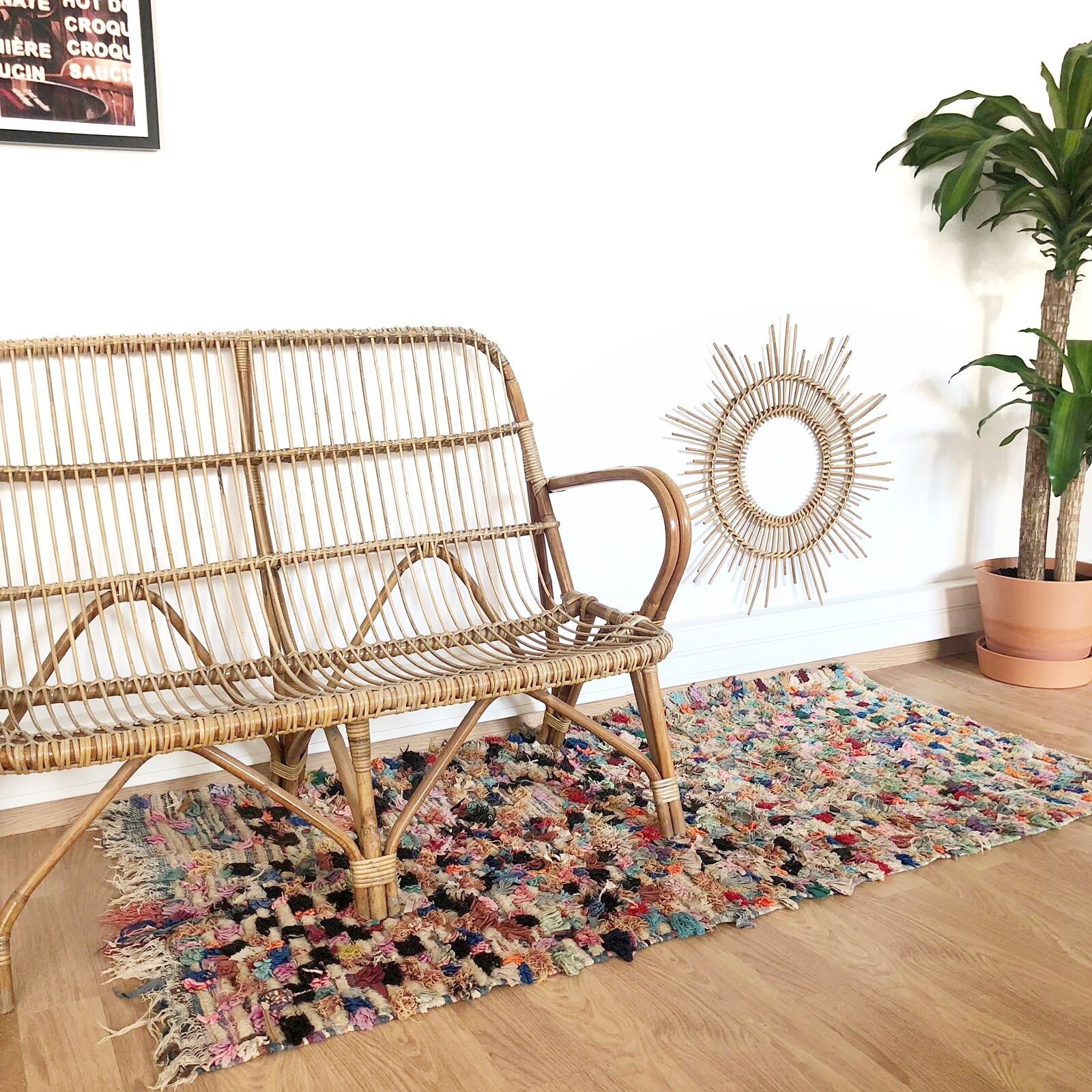 Carpet berber boucherouite 86x168cm