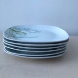 Porcelain dessert plates