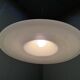 Large white glass hanging lamp by Vistosi, Italy