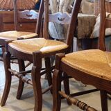 3 chaise bistrot anciennes