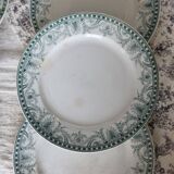 6 assiettes à dessert vintage - Terre de fer - Moulin des Loups - Modèle Wi