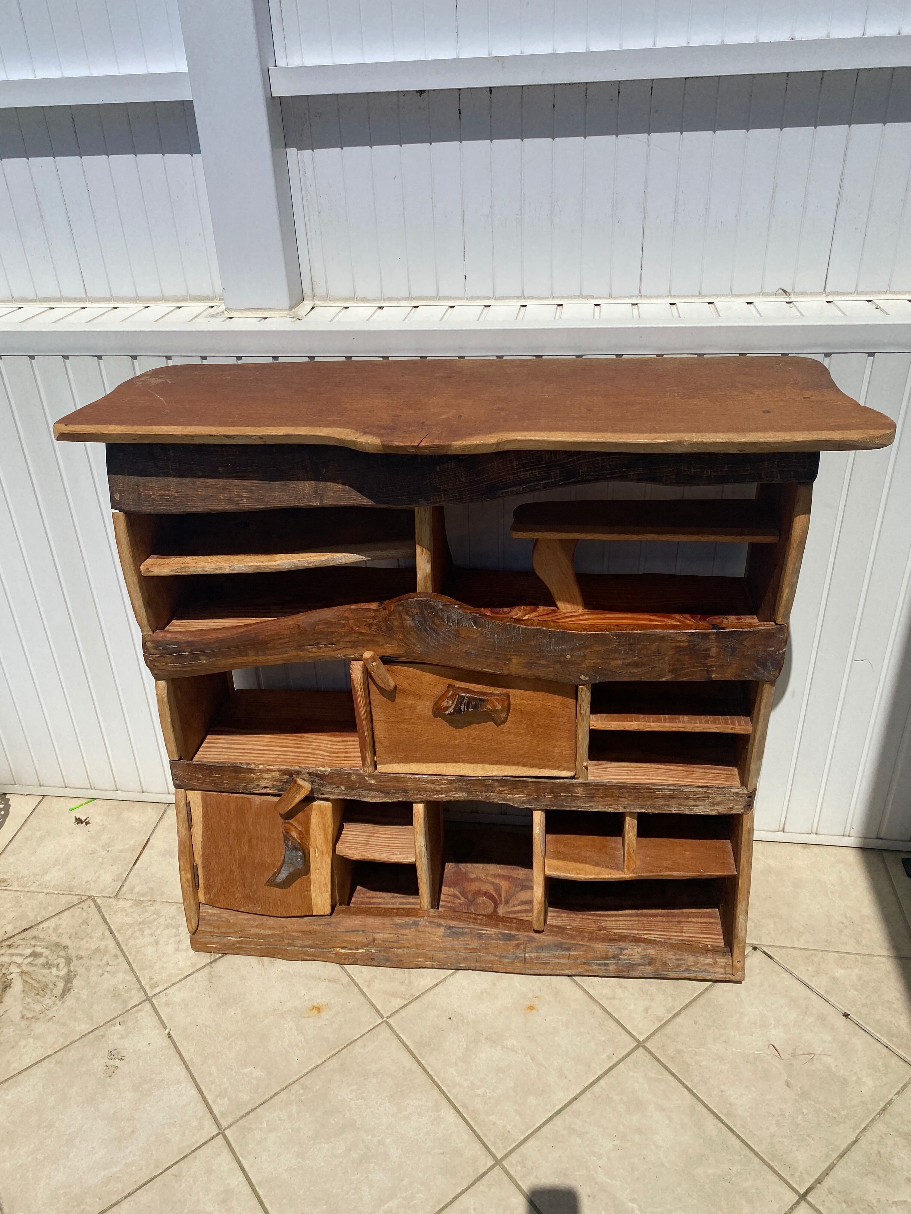 Brutalist chalet bar buffet furniture