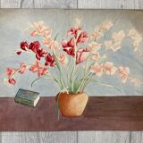 Aquarelle fleurs vintage